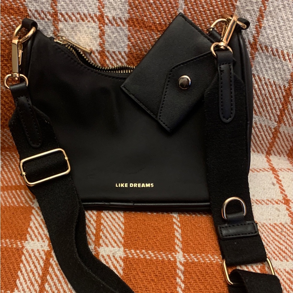 Black Like Dreams Crossbody Purse